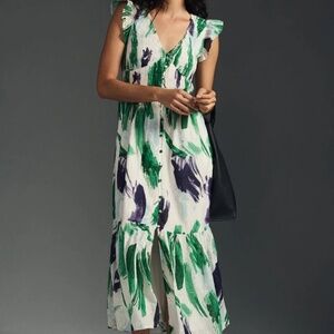 Anthropologie Peregrine Midi Dress | Women's Medium | NWT